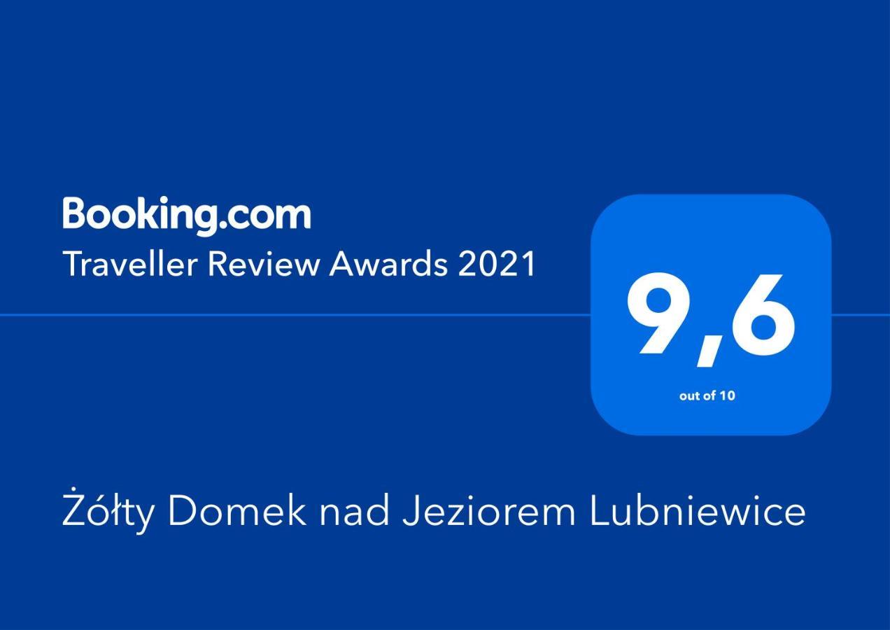 Zolty Domek Nad Jeziorem Lubniewice Exterior photo